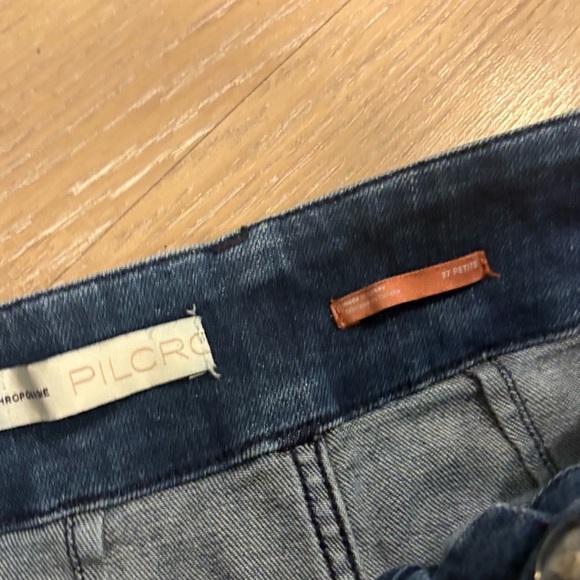 ANTHROPOLOGIE Pilcro The Skipper Wide Leg Cropped Jeans - Picture 4 of 5